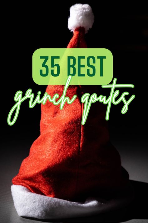 35 Best Grinch Quotes From "How The Grinch Stole Christmas" Grinch Letter Board Quotes, Cindy Lou Who Quotes, Funny Grinch Quotes, How The Grinch Stole Christmas Quotes, Grinch Captions For Instagram, Grinch Sayings Quotes Funny, Grinch Phrases, Grinch Quotes Funny, Quotes From The Grinch