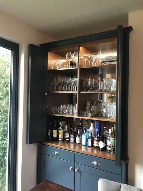 [PaidAd] 79 Hidden Bar Cabinets For Home Guides You Don't Want To Miss This Spring #hiddenbarcabinetsforhome Living Room Drinks Cabinet, Concealed Bar Cabinet, Bar Cupboard Ideas, Understairs Bar, Gin Cupboard, Bar Cabinets For Home, Concealed Bar, Bar Unit For Home, Hidden Bar Cabinet