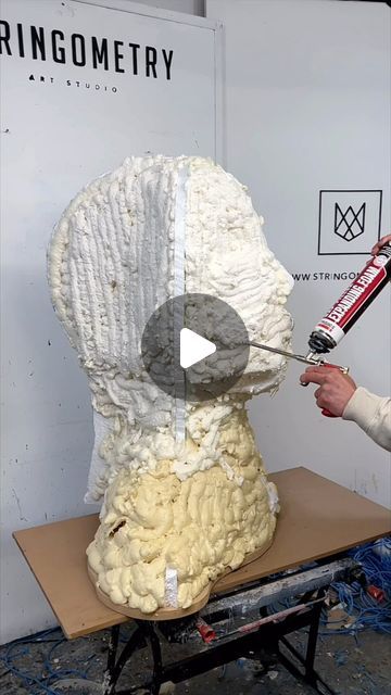 CJS-Gallery on Instagram: "Plat Lady (stage 1 - 5) in process by artist Ben Koracevic!   Contact us by whatsapp or visit our website link in bio     #cjsgalleryonline #stringometriya #sculpture #modernart #interiordesign #artdeco #handmade #unique" Sculpting With Cement, Cement Sculpture, Art Style Challenge, Cement Art, Halloween 2, Style Challenge, Website Link, Cement, Sculpture Art