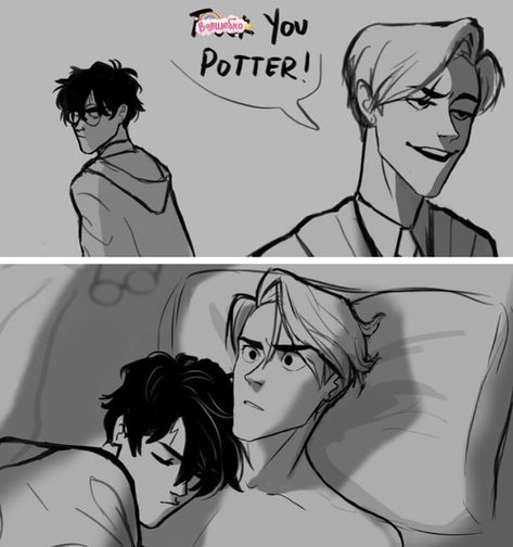 Draco Malfoy Fanart, Harry Porter, Drarry Fanart, Harry Draco, Gay Harry Potter, Harry Potter Feels, Harry Potter Images, Images Harry Potter, Harry Potter Comics