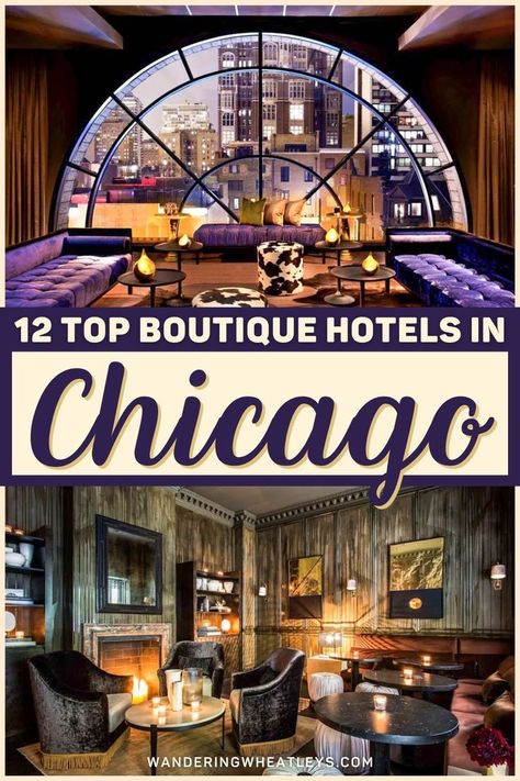 Where To Stay In Chicago, Travel Illinois, Chicago Spa, Hotels In Chicago, Midwest Vacations, Chicago Vacation, Illinois Chicago, Chicago Hotels, Best Boutique Hotels