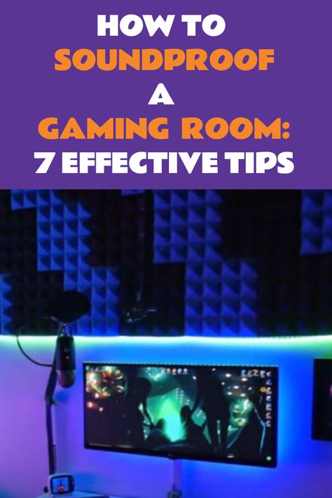 In this article I share 7 effective and affordable ways to soundproof a gaming room and drastically improve room acoustics.  // diy soundproofing cheap // soundproofing diy // home insulation ideas // door insulation // soundproofing walls // floor insulation // ceiling insulation // Soundproof Gaming Room, Sound Proof Gaming Room, Sound Proof Game Room, Gaming Room Wall Ideas, Cheap Soundproofing Ideas, Sound Proofing A Room Diy Ideas, How To Sound Proof A Room Diy, Diy Sound Proofing Walls Cheap, Sound Proof Office