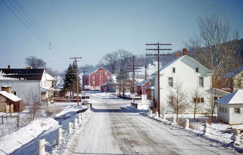 Snowy Honey Grove School Mood Board, 1950s America, 1940s Christmas, Farm Community, Time Travel Machine, Backgrounds For Art, Joe Mama, Community Design, Tis The Damn Season