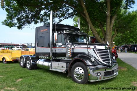 Tackaberry Harley Davidson International LoneStar Harley Davidson Truck Ford, Custom T800 Kenworth, Freightliner Argosy, Custom Big Rig, Kenworth W900a, International Harvester Truck, Medium Duty Trucks, International Lonestar Trucks, Heavy Duty Trucks