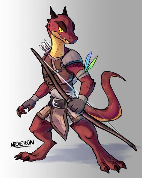 Kobold Reference, Kobold Ranger, Kobold Rogue, Reptilian Humanoid, Lizard People, Rogue Character, Dnd Dragonborn, Adventurer's Guild, Playing Cards Art