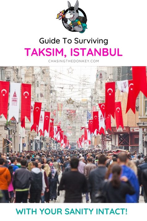 Taksim Istanbul, Istanbul Guide, Taksim Square, Beautiful Vacation Destinations, Balkans Travel, Istanbul Travel, East Europe, How To Survive, Place To Visit