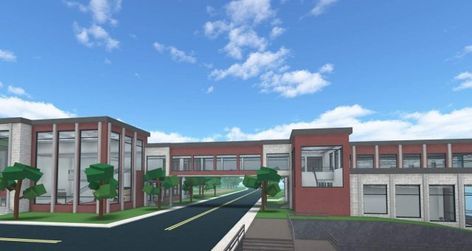 Roblox - Robloxian High School Codes (2020) Roblox School Layout, Bloxburg High School Exterior, Bloxburg School Inspo Exterior, Bloxburg High School Ideas, Minecraft School Layout, Bloxburg Boarding School Layout, Bloxburg High School Layout, Bloxburg School Ideas Exterior, Boarding School Layout