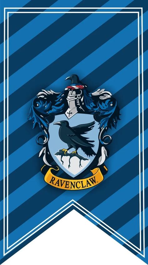 Banderin H Potter Gryffi + Slyth + Huff + Raven + Hogwarts | MercadoLibre Ravenclaw Birthday Party Ideas, Ravenclaw Printable, Printable Harry Potter Decorations, Harry Potter Flags, Harry Potter Decorations Party, Decoracion Harry Potter, Harry Potter Cumpleaños, Ravenclaw Banner, Harry Potter House Banners