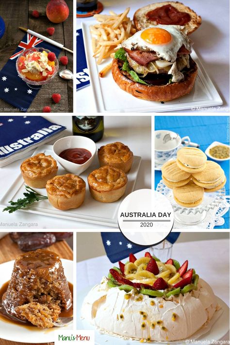 Australia+Day+2020+-+let's+celebrate+Australia+with+some+of+its+most+iconic+recipes.+ Australia Day Food, Iconic Recipes, Aussie Party, Australia Day Party, Australian Foods, Sticky Date Pudding, Date Pudding, Party Food Themes, Fairy Bread