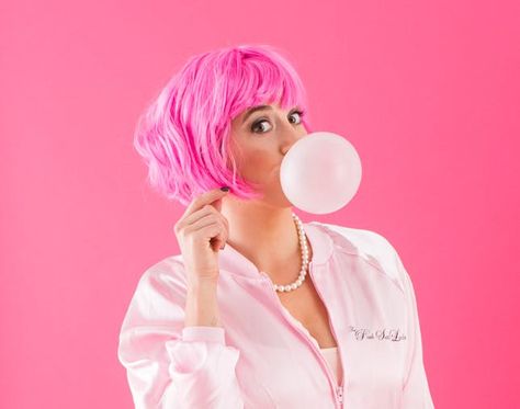 16 Costume Ideas to Rock a Wig This Halloween | Brit   Co Pink Hair Characters Halloween, Good Halloween Costumes, Lady Gaga Costume, Strawberry Shortcake Costume, Black Face Paint, Pregnant Halloween Costumes, Treats To Make, Cute Minions, Best Halloween Costumes