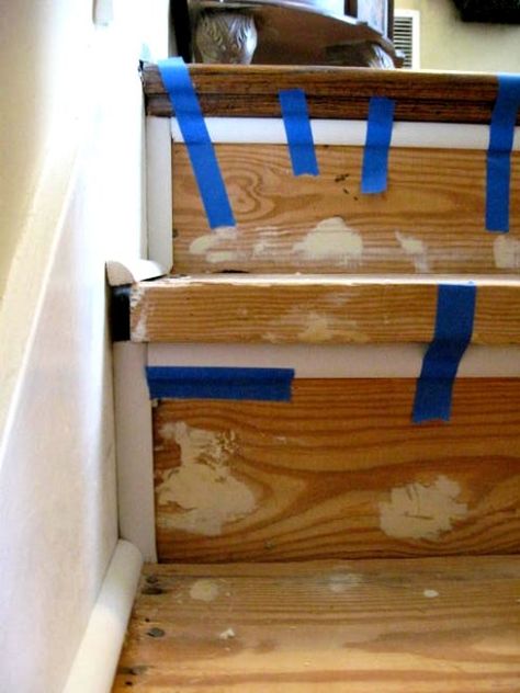 Stair Gap Ideas, Staircase Trim Molding Stair Treads, Stair Trim Moulding, Trim For Stairs, Stair Molding Trim, Trim On Stairs, Stair Trim Ideas, Trim Stairs, Stairs Painting