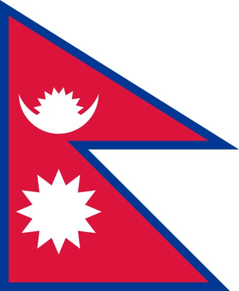 Flag Of Nepal, Nepal Flag, Monte Everest, Landlocked Country, Jeff Koons, National Symbols, Billie Holiday, Bhutan, Flags Of The World