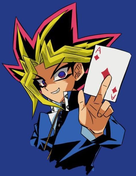 I love that grin on his face!!!! Season 0 Yami Yugi, Yugioh Season 0, Kaiba Yugioh, Clown Horror, Yugioh Yami, Yami Yugi, A Hat In Time, Dope Cartoon Art, Yu Gi Oh