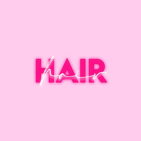 Hair Page Profile Pic, Pink Hairstylist Wallpaper, Hair Page Highlight Covers, Wig Influencer Aesthetics, Hair Highlight Cover Instagram, Hair Influencer Aesthetic, Wig Marketing Ideas, Hair Page Ideas Instagram, Instagram Highlight Icons Pink