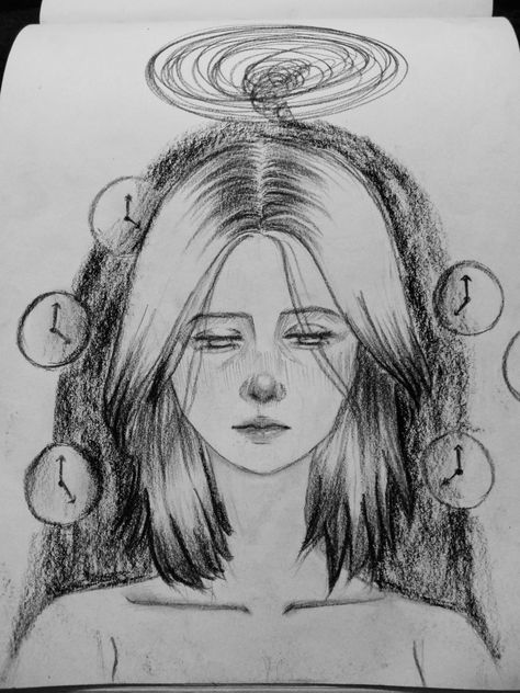 This art explains when you wake up you feel lonely but your mind is always busy How Do I Explain This Feeling Drawing, Drawing About Loneliness, Lonely Sketching, Calming Drawings, Lonliness Art, Crowd Drawing, Relatable Art, Person Sketch, Drawings Ideas