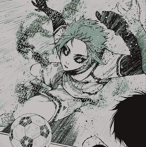 Itoshi Sae, Blue Lock, Soccer Ball, Anime Character, Soccer, Black And White, Hair, Anime, Blue