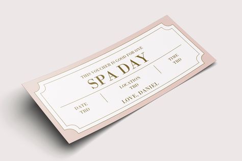 Spa Day Coupon Certificate - INSTANT DOWNLOAD - EDITABLE Text - Printable, Personalized, Ticket, Birthday ,Anniversary, Graduation, new mom Babysitting Coupon, Groomsmen Proposal, Spa Vouchers, Gift Of Time, Graduation Dinner, Edit Text, Baby Sitting, Printable Coupons, Experience Gifts