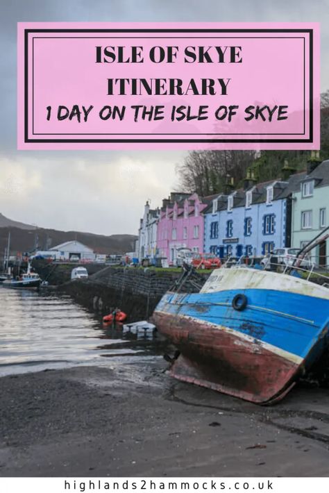 Isle of Skye Itinerary - One Day on the Isle of Skye | highlands2hammocks Island Of Skye, Scotland Travel Guide, Dublin Ireland Travel, Scotland Road Trip, County Cork Ireland, Scotland Trip, Irish Cottage, The Isle Of Skye, Ireland Landscape