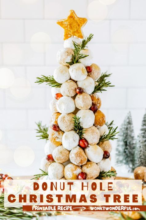 Christmas Tree Danish, Donut Tree, Christmas Tree Food, Idea Store, Edible Centerpieces, Green Beans Side Dish, Themed Recipes, Xmas Desserts, Christmas Donuts