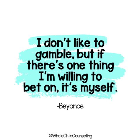 Are you willing to bet on yourself? If the answer is no, why not? What would need to change for you to be the kind of person you're willing to bet on? #beyoncequotes #queenb #inspirationalquotes #betonyourself #wordstoliveby #wisewisdom #investinyourself Bet On Yourself, Beyonce Quotes, Board Quotes, Banking App, Banking, Beyonce, Letter Board, Google Images, Inspirational Quotes