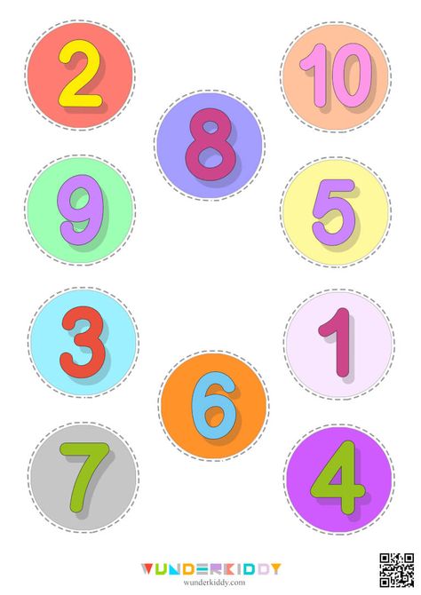 Printable Kindergarten Math Worksheet for Counting Number Blocks Numbers 1 10 Activities Kindergarten, Printable Numbers 1 - 10, Numbers 1 10 Printable, Numbers Preschool Printables, Constellation Craft, Round Cards, Counting Practice, Fun Worksheets For Kids, Number Blocks