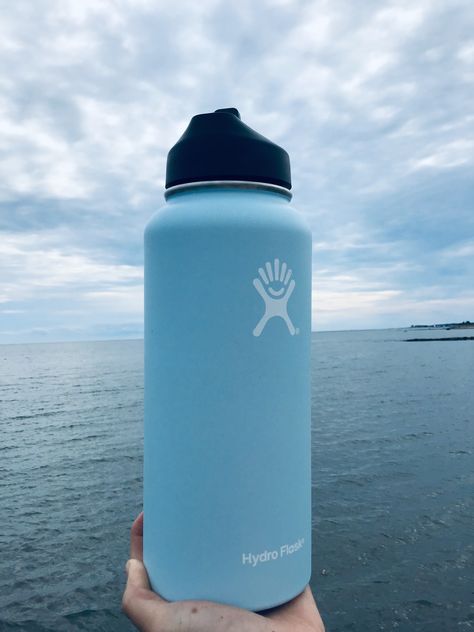 Hydro Flask, Girl Guides, Blue Aesthetic, Flask, Reusable Water Bottle, Water Bottle, Blue, Quick Saves