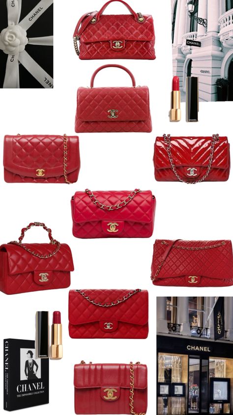 #fashion #bag #designer #chanel #red #vintage #chanelbag #style Red Chanel Bag, Chanel Trendy Cc, Fashion Trend Board, Red Chanel, Bag Chanel, Chanel Designer, Badass Style, Red Vintage, Red Aesthetic