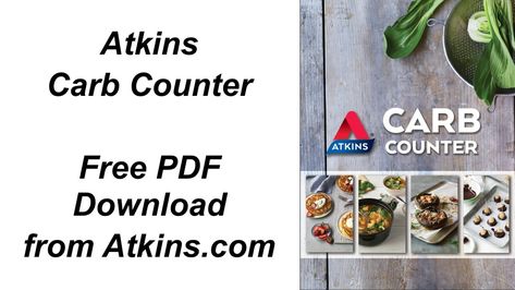 Atkins Carb Counter PDF: Free Printable Download from Thanks to Atkins Nutritionals, there is a free downloadable guide to help. The Atkins Comprehensive Carbohydrate Counter and Acceptable Food Lists can help you find the Net Carbs in many of your favorite foods. #carbsmart #atkins #keto #lowcarb Atkins Diet Recipes Phase 1, Atkins Diet Plan, Low Carb Foods, Carb Counter, Low Carb Plan, Atkins Diet Recipes, Atkins Diet, Carb Foods, Food List