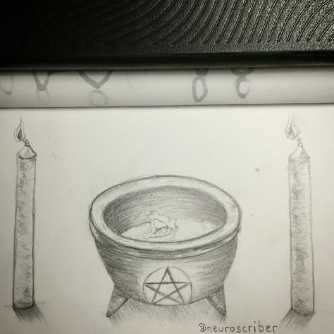 Today's daily prompt is CEREMONY, inspired to draw @apothecarrie_witchcrafts cauldron with ritual candles 💜🌚✏ #SBSADrawingADay #adrawingaday #sketch #pencil #neuroscriber #witchesofinstagram Sketch Pencil, Ritual Candles, Ritual, To Draw, Sketch, Pencil, Candles, Canning, Drawings