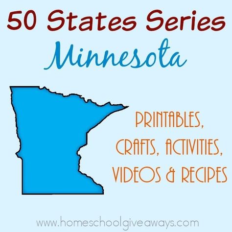 50 States: Minnesota - Homeschool Giveaways Eclectic Homeschooling, Minnesota History, State Crafts, Minnesota State Fair, Sight Seeing, Homeschool Geography, Business Conference, Gym Games, Summer Preschool