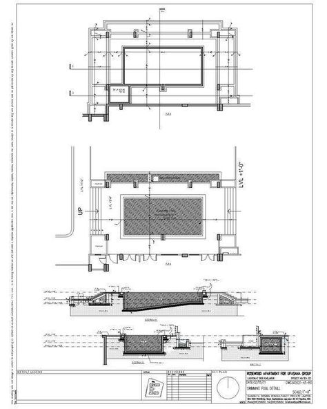 Important Swimming Pool Design Tips You May Find Helpful - Engineering Feed Pool Design Plans, Swimming Pool Plan, Pool Drawing, Indoor Swimming Pool Design, Spa Jacuzzi, Swimming Pool Construction, Unique Floor Plans, Pool Construction, Construction Details