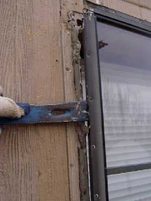 Mobile Home Window Replacement, Mobile Home Repair Diy, Mobile Home Lighting Ideas, Replacing Mobile Home Windows, Fireplace Mobile Home, Mobile Home Windows, Mobile Home Siding, Mobile Home Addition, Flipping Homes