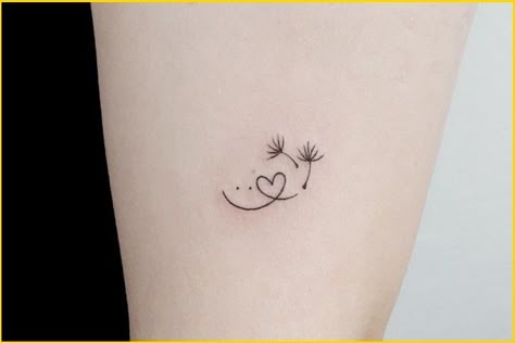 Inspirational Wrist Tattoos, Small Infinity Tattoos, Dandelion Tattoos, Memorial Tattoos Mom, Infinity Tattoo On Wrist, Dandelion Tattoo Design, Tiny Wrist Tattoos, Tattoos Infinity, Funky Tattoos