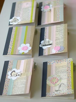 Decorated Notebooks, Diy Notebooks, Washi Tape Notebook, Washi Tape Projects, Washi Tape Ideas, Journaling Notebook, Tape Projects, Primary Ideas, Washi Tape Cards