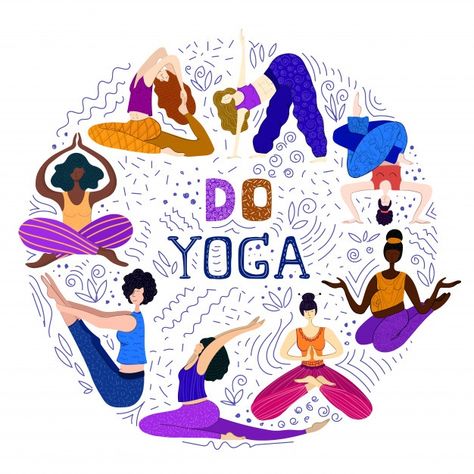 Foto Yoga, Yoga Cartoon, Start Yoga, Diy Yoga, Arte Yoga, Yoga Illustration, Yoga Logo, Yoga Poster, Yoga Mantras