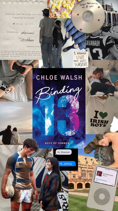 binding 13 by chloe walsh book aesthetic boys of tommen Caraval Book, Binding 13, Romance Books Worth Reading, Funny Lockscreen, Boys Of Tommen, Book Reading Journal, Colleen Hoover Books, Chloe Walsh, Good Romance Books