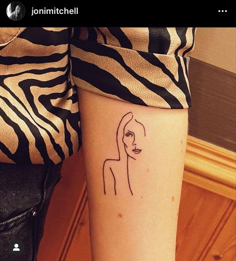 Joni Mitchell Tattoo, Instagram Tattoos, Lyric Tattoos, Joni Mitchell, Stories To Tell, Time Tattoos, Thanks For Sharing, S Tattoo, The Album