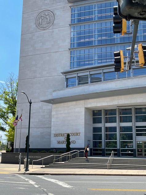 Entryway of Montgomery County District Courthouse in Rockville, Maryland. Montgomery County Maryland, Rockville Maryland, Montgomery County, Police Station, Cn Tower, Ferry Building San Francisco, Maryland, New Jersey, Entryway