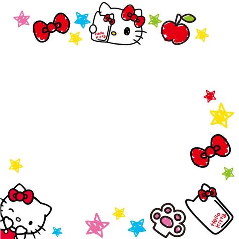 i made this, no reposts unless credited . Sanrio Frame, Frame Png Aesthetic, Photo Stand, Png Aesthetic, Cute Frames, Hello Kitty Art, Photo Stands, Cute Easy Drawings, Photo Template