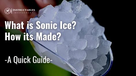 Sonic Restaurant, Sonic Ice Maker, Sonic Ice, Nugget Ice, Nugget Ice Maker, Stainless Steel Containers, Restaurant Marketing, Sonic Franchise, Ice Bag