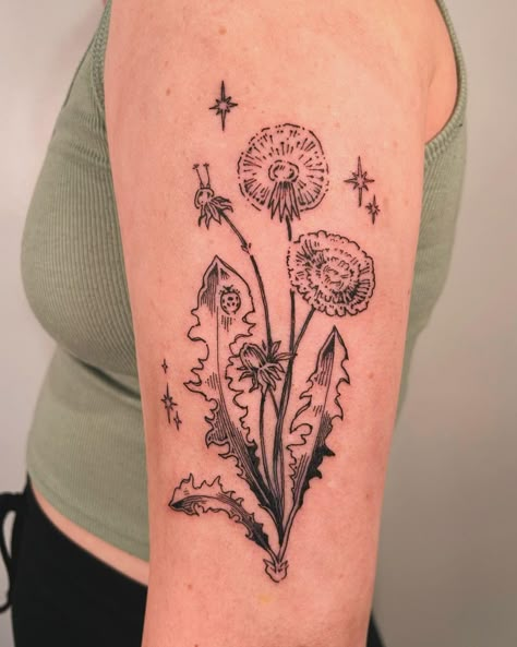 Posies Flowers Tattoo, April Showers Bring May Flowers Tattoo, Tattoo Inspo Forearm, Girly Nature Tattoos, Tree Matching Tattoos, The Secret Garden Tattoo Ideas, Collar Bone Tattoo Plants, Whimsical Arm Sleeve Tattoo, Garden Animal Tattoo