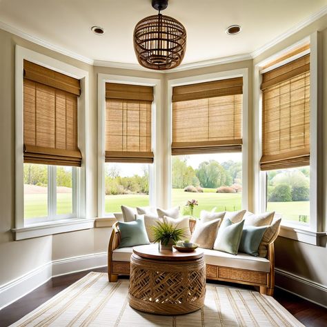 15 Curtain Ideas Bay Window Bay Window Window Treatments, Big Living Room Window Ideas, Bay Window Decorating Ideas Living Room, Curtains For Bay Window In Living Room, Living Room 4x4, Bay Window Living Room Layout, Bay Window In Living Room, Decorating A Bay Window, Bay Window Curtain Ideas