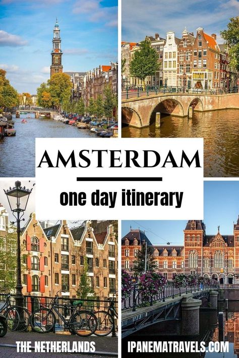 Day In Amsterdam, Amsterdam Itinerary, Visit Amsterdam, Netherlands Travel, Amsterdam Travel, Amsterdam City, European Destinations, Koh Tao, Europe Travel Guide