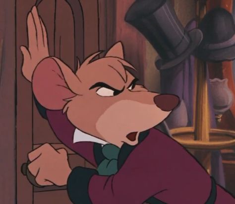 The Great Mouse Detective Basil, Basil Great Mouse Detective, Detective Reference, Basil The Great Mouse Detective, Basil Of Baker Street, Great Mouse Detective, House Of Mouse, Mouse Detective, Story Journal