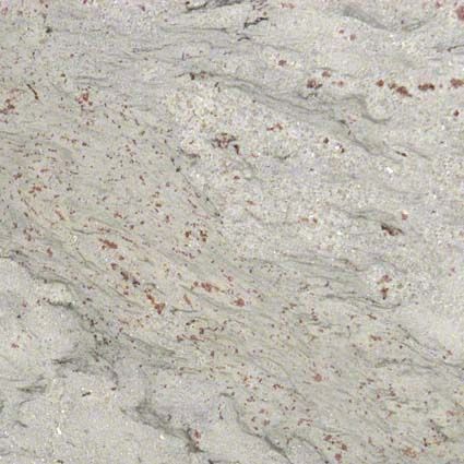 River White Granite Kitchen, River White Granite, White Granite Kitchen, Replacing Kitchen Countertops, White Granite Countertops, Kitchen Remodel Countertops, Outdoor Kitchen Countertops, Kitchen Countertop Materials, Granite Colors