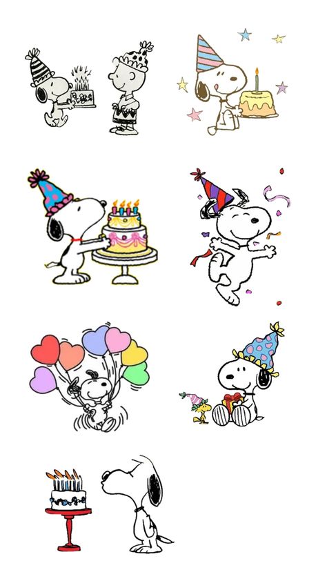 Snoopy Bday, Snoopy Party, Snoopy Birthday, Pretty Letters, Birthday Card Drawing, Diy Journal Books, Snoopy Pictures, Bday Cards, Snoopy Love