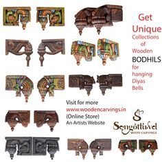 Wooden Pillars, Indian Room Decor, Wooden Corbels, Wooden Sculptures, Wooden Brackets, Indian Home Design, Wood Sculptures, Indian Home Interior, Ethnic Home Decor