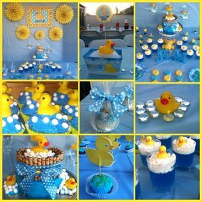 Rubber Duckies Baby Shower Party Ideas | Photo 1 of 14 | Catch My Party Duck Baby Shower Ideas, Duck Baby Shower Theme, Rubber Ducky Party, Rubber Ducky Birthday, Ducky Baby Showers, Ducky Baby Shower, Rubber Ducky Baby Shower, Baby Shower Duck, Duck Baby