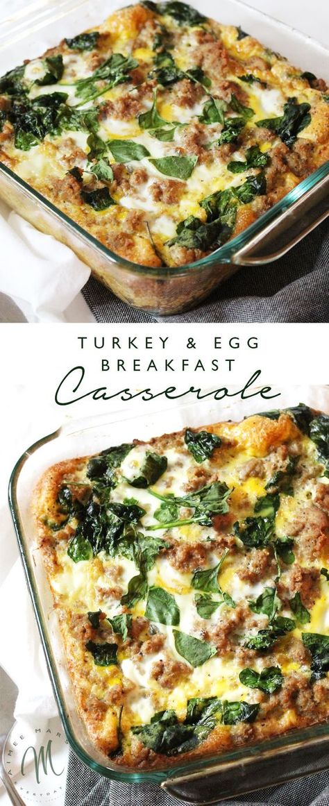 The Top Grab & Go Healthy Breakfast Recipes - Let's Do Keto Together! Turkey Egg Breakfast, Egg Breakfast Casserole, Turkey Egg, Clean Meal Prep, Breakfast Egg Casserole, Healthy Brunch, Clean Eating Recipes For Dinner, Meal Prep Clean Eating, Clean Eating For Beginners