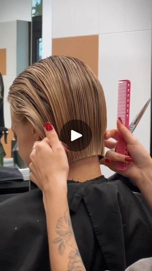 85K views · 133 reactions | Repost @alinagummy.hair
• • • • • •

 @vikaaalisaaa #bobhaircut #haircut #bobhair | Rambut BOB Bob Haircut Back, Back Of Bob Haircut, Bob Haircut Back View, Haircut Back View, Haircut Back, Back View, Bob Haircut, Instagram Repost, Bobs Haircuts